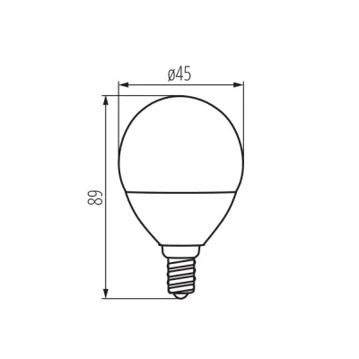 Лампочка Kanlux BILO HI 8W E14-NW 26763