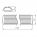 Линейный светильник T8 LED MEBA 4 LED 2X150 OP PS Kanlux 26965