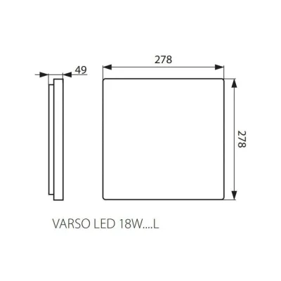 Уличный светильник Kanlux 26980 Varso LED 18W-NW-L-SE