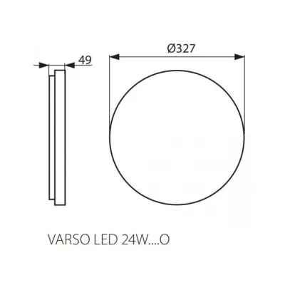 Уличный светильник Kanlux 26984 Varso LED 24W-NW-O-SE Уличный светильник Kanlux 26984 Varso LED 24W-NW-O-SE