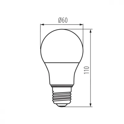 Лампочка Kanlux IQ-LED A60 5,5W-NW 27271 Лампочка Kanlux IQ-LED A60 5,5W-NW 27271