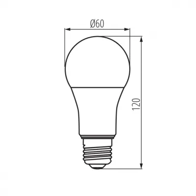 Лампочка Kanlux IQ-LED A60 14W-WW 27279 Лампочка Kanlux IQ-LED A60 14W-WW 27279