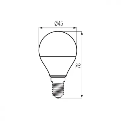 Лампочка Kanlux IQ-LED G45E14 5,5W-CW 27302 Лампочка Kanlux IQ-LED G45E14 5,5W-CW 27302