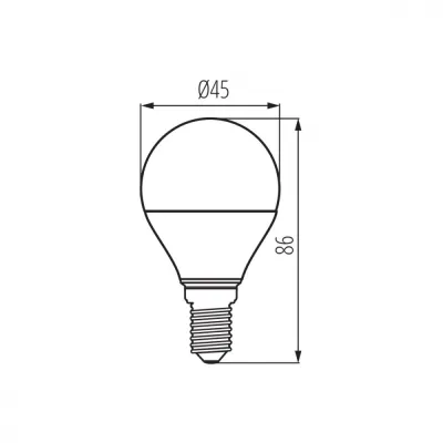 Лампочка Kanlux IQ-LED G45E14 7,5W-WW 27306