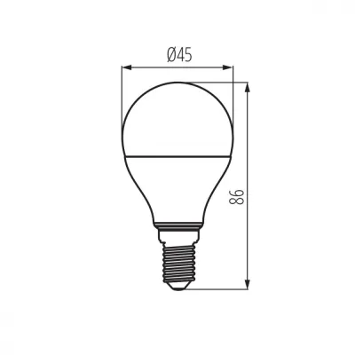 Лампочка Kanlux IQ-LED G45E14 7,5W-NW 27307 Лампочка Kanlux IQ-LED G45E14 7,5W-NW 27307