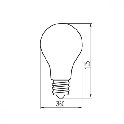 Лампочка Kanlux XLED A60 7W-CW 29603