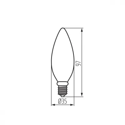 Лампочка Kanlux XLED C35E14 4,5W-NW 29619 Лампочка Kanlux XLED C35E14 4,5W-NW 29619