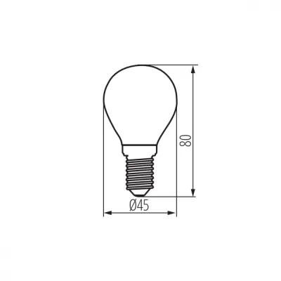 Лампочка Kanlux XLED G45 E14 6W-NW-M 29629 Лампочка Kanlux XLED G45 E14 6W-NW-M 29629