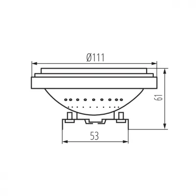 Лампочка IQ-LED AR-111 13W-WW Kanlux 35252 Лампочка IQ-LED AR-111 13W-WW Kanlux 35252