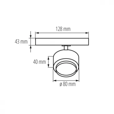 Трековый прожектор BTLW 18W-940-B Kanlux 35665 Трековый прожектор BTLW 18W-940-B Kanlux 35665