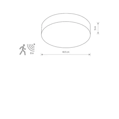 Светильник Nowodvorski ARENA GRAPHITE SENSOR PL 10181