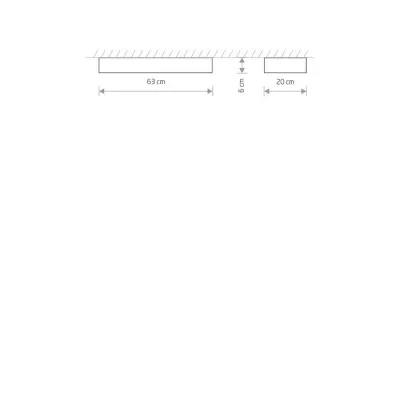 Светильник Nowodvorski SOFT LED WHITE 60X20 PL 7538 Светильник Nowodvorski SOFT LED WHITE 60X20 PL 7538