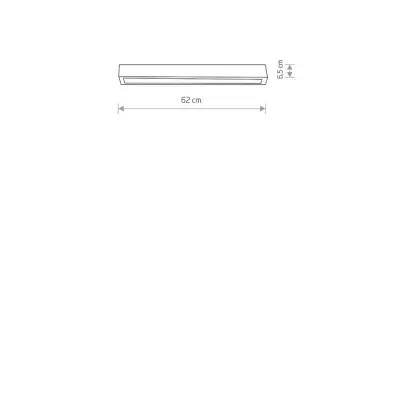 Светильник Nowodvorski STRAIGHT LED GRAPHITE CEILING 60 PL 7552