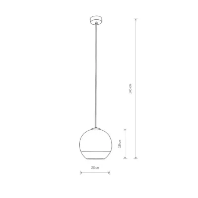 Світильник підвіс Nowodvorski GLOBE PLUS S PL 7605