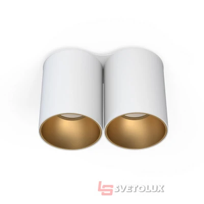 Точечный светильник Nowodvorski EYE TONE II WHITE/GOLD PL 7665