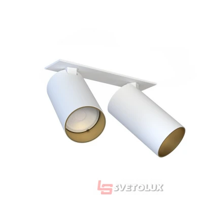 Светильник Nowodvorski MONO SURFACE II WHITE/GOLD PL 7684