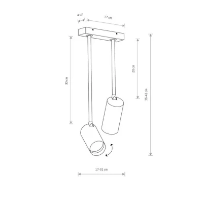 Светильник Nowodvorski MONO LONG II BLACK PL 7730