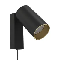 Світильник Nowodvorski MONO KINKIET I BLACK/GOLD Z PRZEWODEM PL 7765 Світильник Nowodvorski MONO KINKIET I BLACK/GOLD Z PRZEWODEM PL 7765