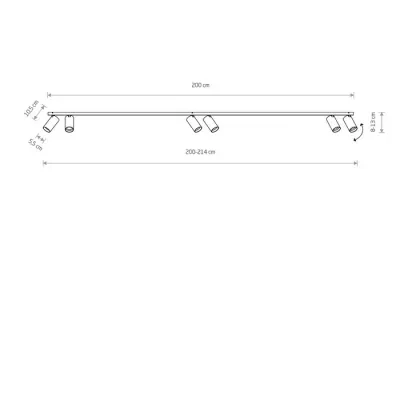 Светильник Nowodvorski MONO VI BLACK/GOLD PL 7770 Светильник Nowodvorski MONO VI BLACK/GOLD PL 7770