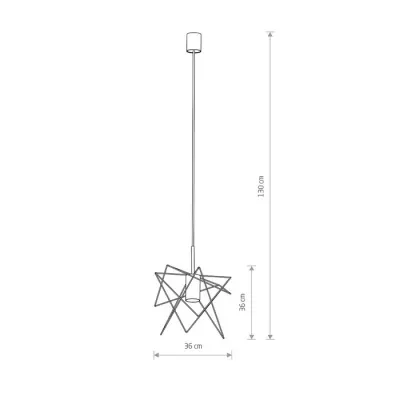 Подвесной светильник Nowodvorski GSTAR BLACK PL 7795