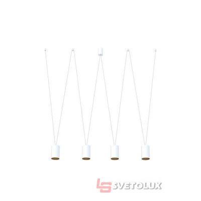 Светильник подвес Nowodvorski MORE TONE IV WHITE/GOLD PL 7816