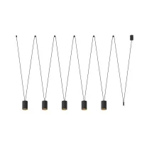 Светильник подвес Nowodvorski MORE TONE V BLACK/GOLD PL 7817