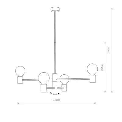 Люстра Nowodvorski 7931 RADIUS IV