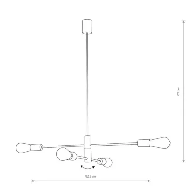 Люстра Nowodvorski 7935 ROTOR IV