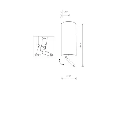 Бра Nowodvorski 7984 VELERO II GRAY