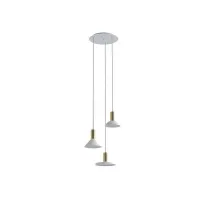 Подвесной светильник Nowodvorski HERMANOS III WHITE/SOLID BRASS PL 8031 Подвесной светильник Nowodvorski HERMANOS III WHITE/SOLID BRASS PL 8031