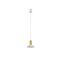 Подвесной светильник Nowodvorski HERMANOS C WHITE/SOLID BRASS PL 8037