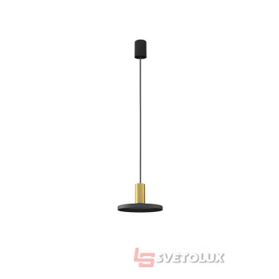 Підвісний світильник Nowodvorski HERMANOS B BLACK/SOLID BRASS PL 8100
