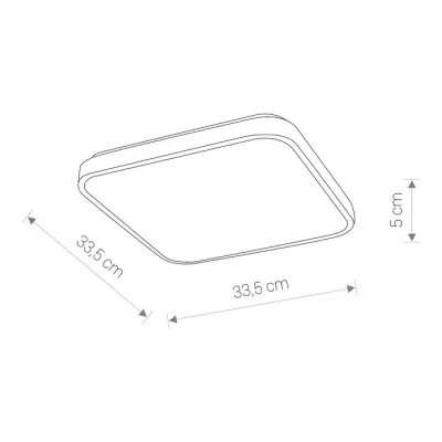 Светильник Nowodvorski 8108 Agnes Square led 16w CN Светильник Nowodvorski 8108 Agnes Square led 16w CN
