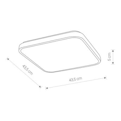 Светильник Nowodvorski 8134 Agnes Square led 32w CN Светильник Nowodvorski 8134 Agnes Square led 32w CN