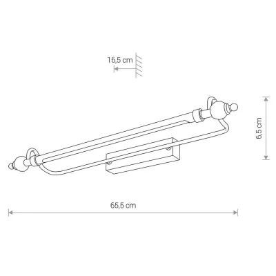 Бра Nowodvorski 8166 REMBRANT LED CN Бра Nowodvorski 8166 REMBRANT LED CN