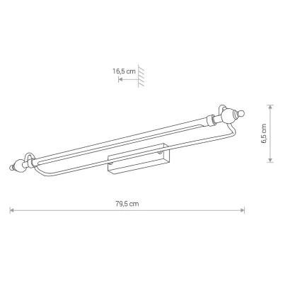 Бра Nowodvorski 8167 REMBRANT LED CN Бра Nowodvorski 8167 REMBRANT LED CN