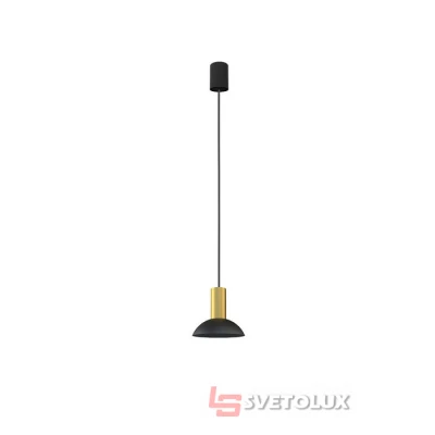 Подвесной светильник Nowodvorski HERMANOS C BLACK/SOLID BRASS PL 8194