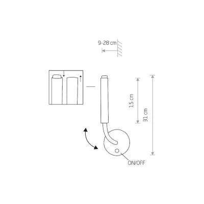 Бра Nowodvorski 8351 Stalactite black Бра Nowodvorski 8351 Stalactite black