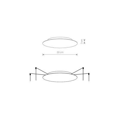 Потолочна основа для світильника CAMELEON CANOPY A WHITE II PL 8565