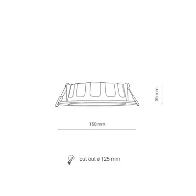 Точечный светильник Nowodvorski 8778 CL KOS LED 10W 4000K WHITE CN Точечный светильник Nowodvorski 8778 CL KOS LED 10W 4000K WHITE CN