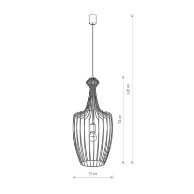 Светильник подвес Nowodvorski 8850 LUKSOR GOLD L