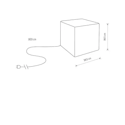 Світильник вуличний Nowodvorski 8966 CUMULUS CUBE M Світильник вуличний Nowodvorski 8966 CUMULUS CUBE M