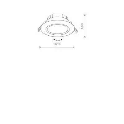 Светильник встроенный Nowodvorski 8990 EOL LED 5W 4000K CN Светильник встроенный Nowodvorski 8990 EOL LED 5W 4000K CN