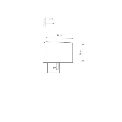 Бра Nowodvorski 9218 HOTEL GRAY A Бра Nowodvorski 9218 HOTEL GRAY A