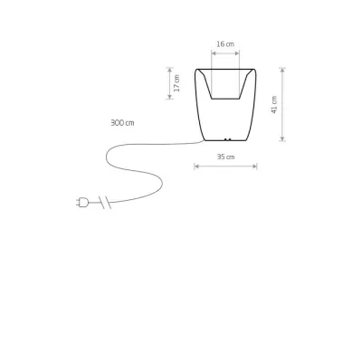 Світильник вуличний Nowodvorski FLOWERPOT 9711 Світильник вуличний Nowodvorski FLOWERPOT 9711