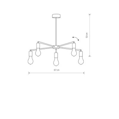 Люстра Nowodvorski STICKS 9735