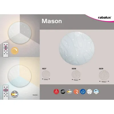 Потолочный светильник Rabalux 1509 Mason Потолочный светильник Rabalux 1509 Mason
