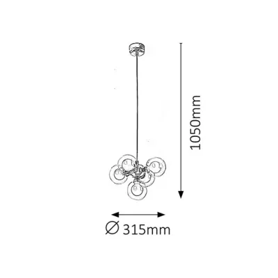 Люстра Rabalux Briella 2623