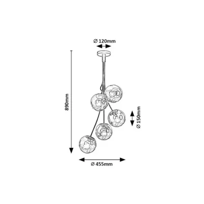 Люстра Rabalux 3508 Glory