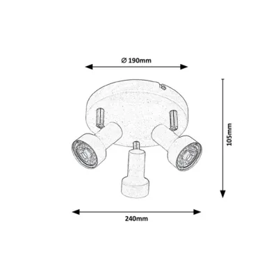Спот Rabalux 5356 Konrad